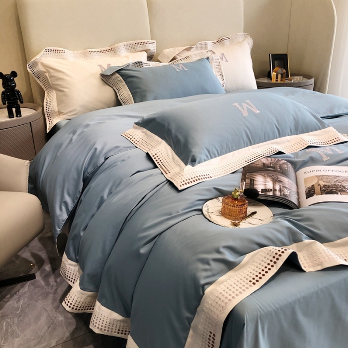 91家纺网 家纺一手货源 找家纺 （总）馨蕊 2022春夏新品100支双股长绒棉高定系列-安迪