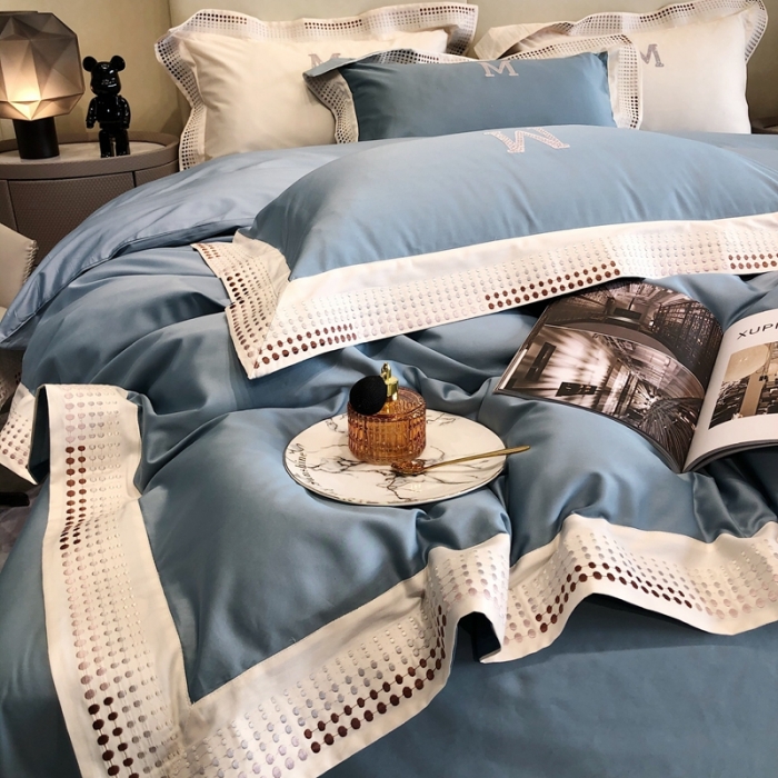 91家纺网 家纺一手货源 找家纺 （总）馨蕊 2022春夏新品100支双股长绒棉高定系列-安迪