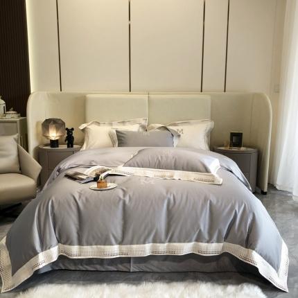 馨蕊 2022春夏新品100支双股长绒棉高定系列-安迪 高级灰