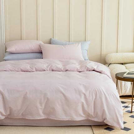 北欧风ins纯棉水洗棉床四件套全棉简约被套床单上三件套床笠