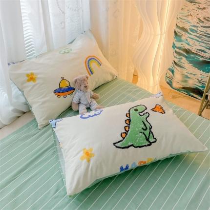 名兮 2022新款全棉印花枕套 恐龙游记