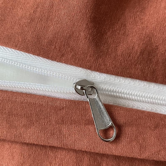 91家纺网 家纺一手货源 找家纺 金丝鸟 2023新款A类60支全棉水洗棉华夫格系列四件套 拉夫格 红