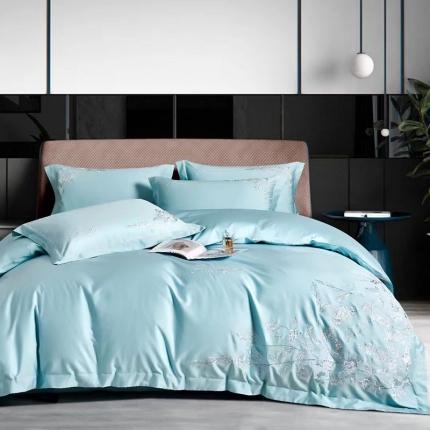 91家纺网 家纺一手货源 找家纺 （总）玖玖爱家纺 2022新款四件套花香雨露