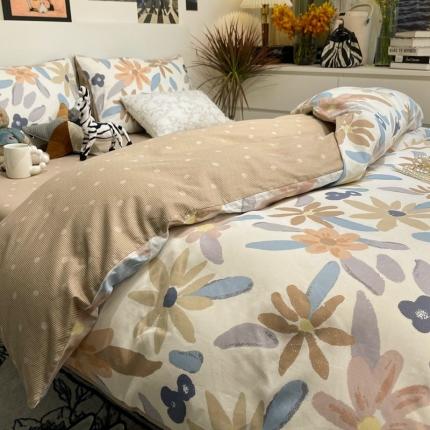 91家纺网 家纺一手货源 找家纺 （总）HL原创 2022春夏新款13070全棉40支四件套