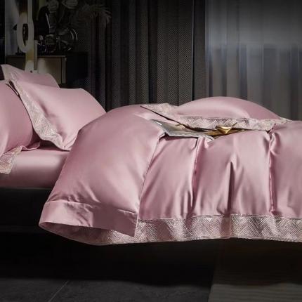 91家纺网 家纺一手货源 找家纺 （总）玖玖爱家纺 2022新款奢华160支四件套罗芙卡