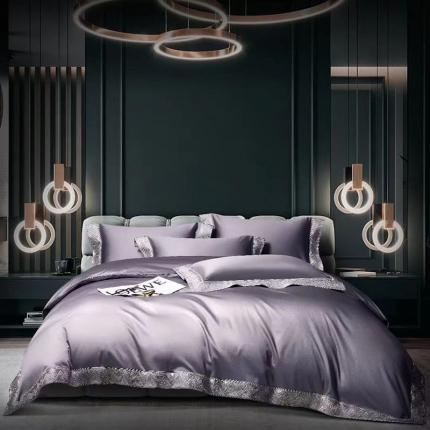 91家纺网 家纺一手货源 找家纺 （总）玖玖爱家纺 2022新款奢华160支四件套罗芙卡