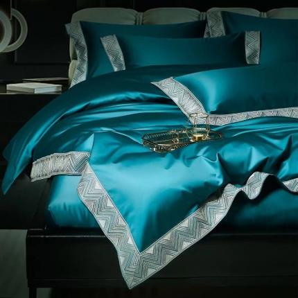 91家纺网 家纺一手货源 找家纺 （总）玖玖爱家纺 2022新款奢华160支四件套罗芙卡