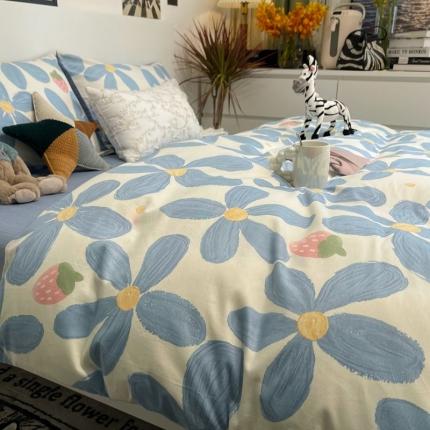 91家纺网 家纺一手货源 找家纺 （总）HL原创 2022春夏新款13070全棉40支四件套