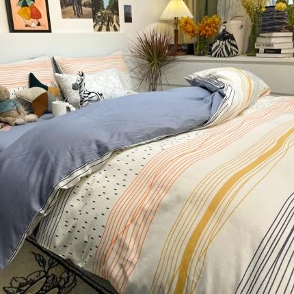 91家纺网 家纺一手货源 找家纺 （总）HL原创 2022春夏新款13070全棉40支四件套