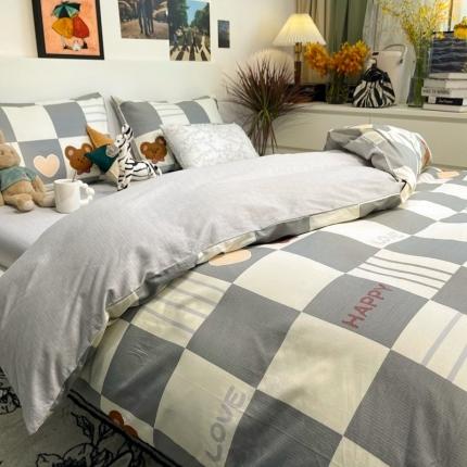 91家纺网 家纺一手货源 找家纺 （总）HL原创 2022春夏新款13070全棉40支四件套