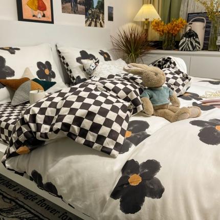 91家纺网 家纺一手货源 找家纺 （总）HL原创 2022春夏新款13070全棉40支四件套