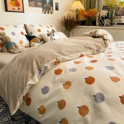 91家纺网 家纺一手货源 找家纺 （总）HL原创 2022春夏新款13070全棉40支四件套