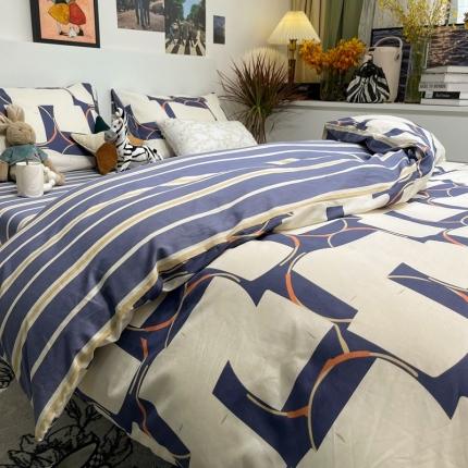 HL原创 2022春夏新款13070全棉40支四件套 简单