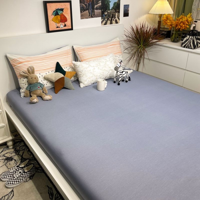 91家纺网 家纺一手货源 找家纺 HL原创 2022春夏新款13070全棉40支四件套 慢时光