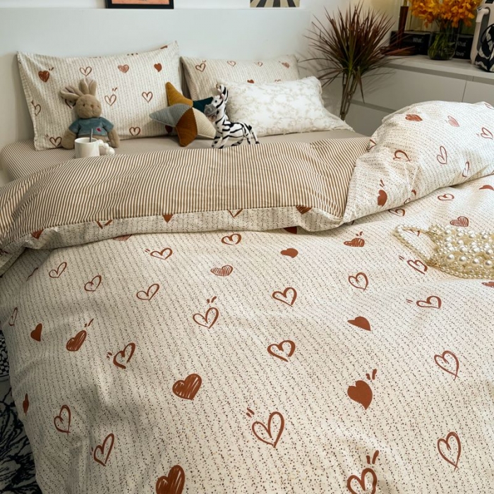 91家纺网 家纺一手货源 找家纺 HL原创 2022春夏新款13070全棉40支四件套 宁静