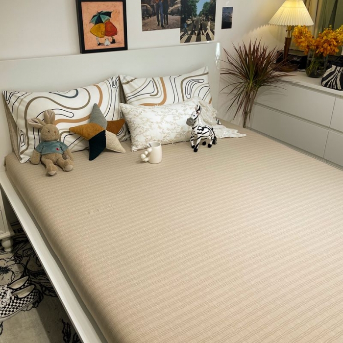 91家纺网 家纺一手货源 找家纺 HL原创 2022春夏新款13070全棉40支四件套舞动生活