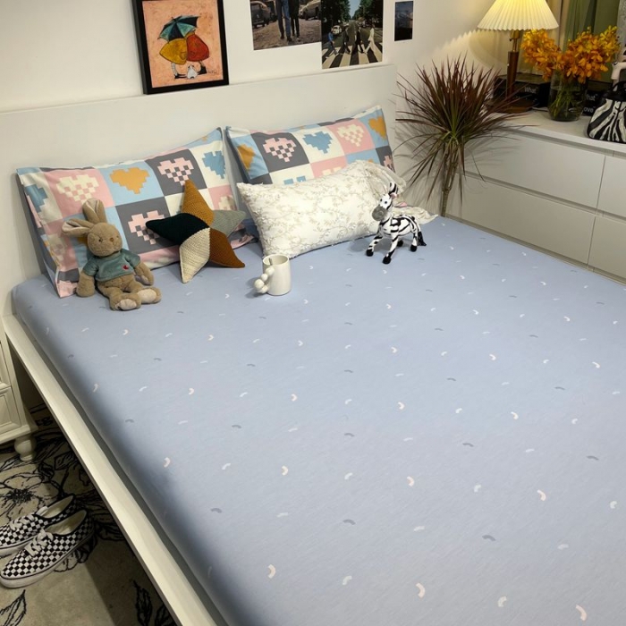 91家纺网 家纺一手货源 找家纺 HL原创 2022春夏新款13070全棉40支四件套遐想空间