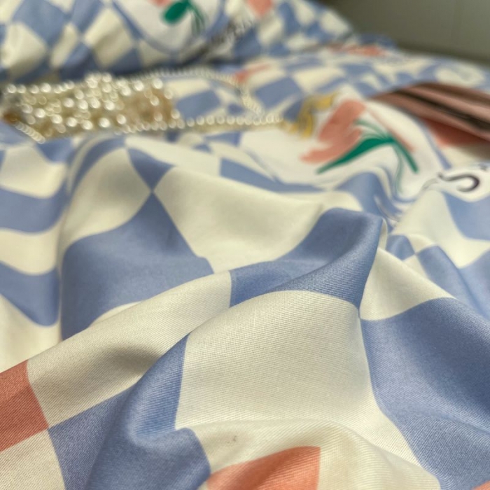 91家纺网 家纺一手货源 找家纺 HL原创 2022春夏新款13070全棉40支四件套 相遇