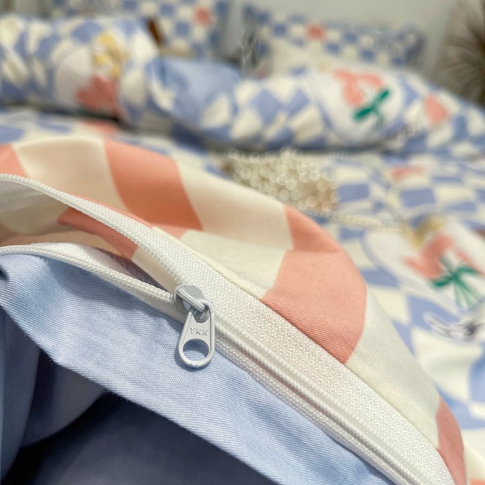 91家纺网 家纺一手货源 找家纺 HL原创 2022春夏新款13070全棉40支四件套 相遇