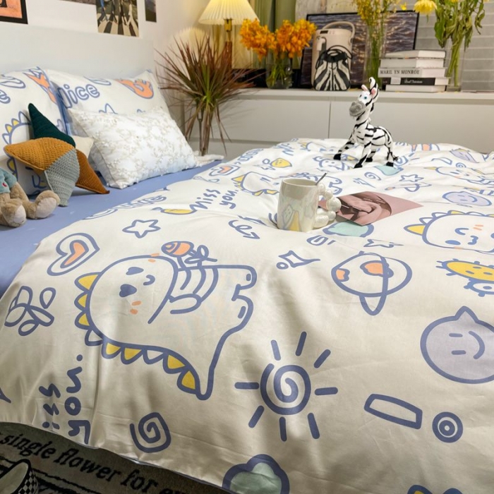 91家纺网 家纺一手货源 找家纺 HL原创 2022春夏新款13070全棉40支四件套 小布