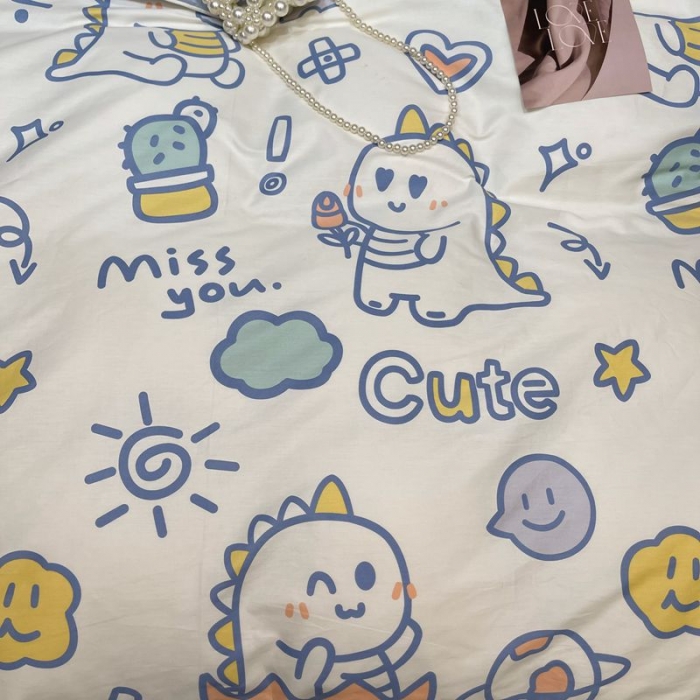 91家纺网 家纺一手货源 找家纺 HL原创 2022春夏新款13070全棉40支四件套 小布