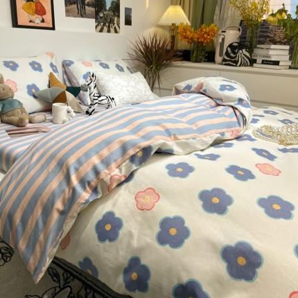 HL原创 2022春夏新款13070全棉40支四件套 小兰花