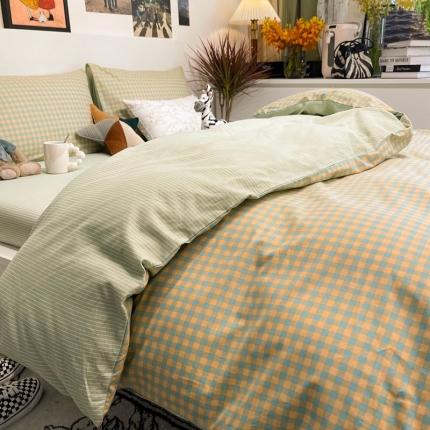 HL原创 2022春夏新款13070全棉40支四件套 小文艺