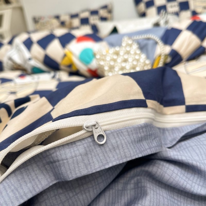 91家纺网 家纺一手货源 找家纺 HL原创 2022春夏新款13070全棉40支四件套 宇航员