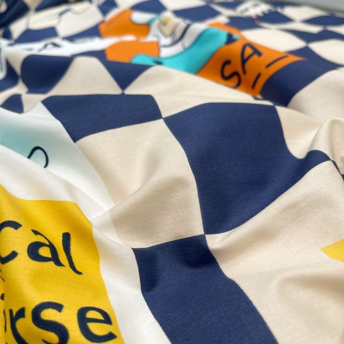 91家纺网 家纺一手货源 找家纺 HL原创 2022春夏新款13070全棉40支四件套 宇航员