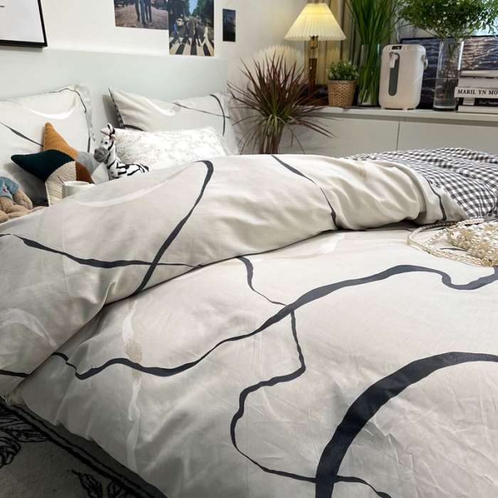 91家纺网 家纺一手货源 找家纺 HL原创 2022春夏新款13070全棉40支四件套 自由