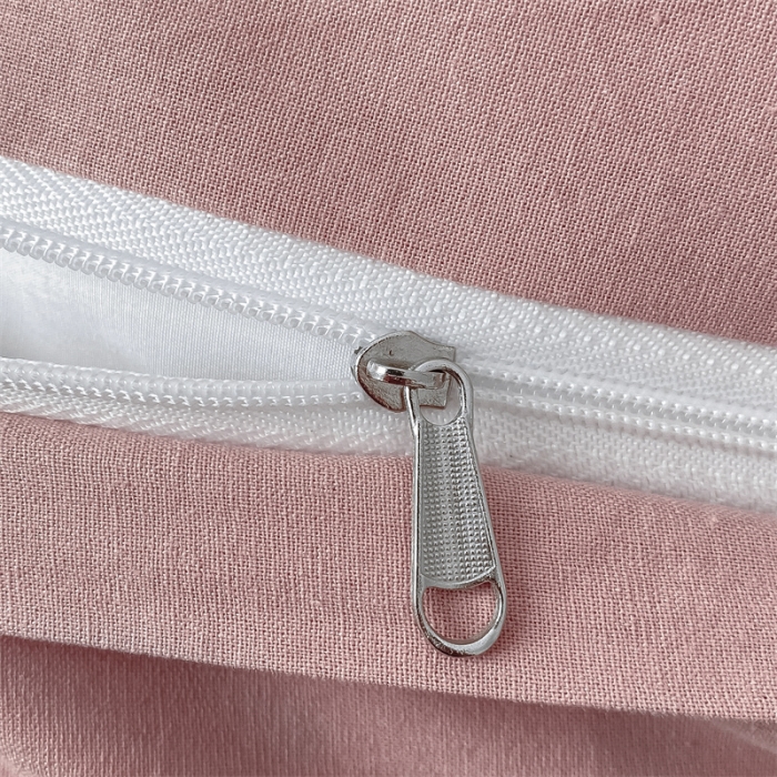 91家纺网 家纺一手货源 找家纺 金丝鸟2023新款A类60支全棉水洗棉华夫格四件套苏珊格 苏珊格粉