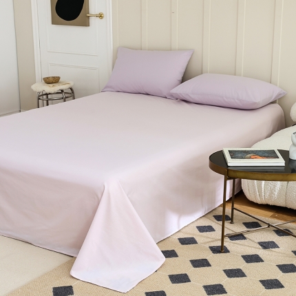 91家纺网 家纺一手货源 找家纺 全棉水洗棉双人床单单件纯棉北欧纯色单人学生宿舍全棉被单被罩