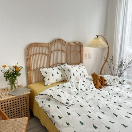 91家纺网 家纺一手货源 找家纺 （总）源启生活 2022新全棉双层纱贝壳边四件套纯棉三件套