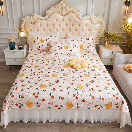 91家纺网 家纺一手货源 找家纺 （总）宜凡家纺 2022新款全棉床盖三件套