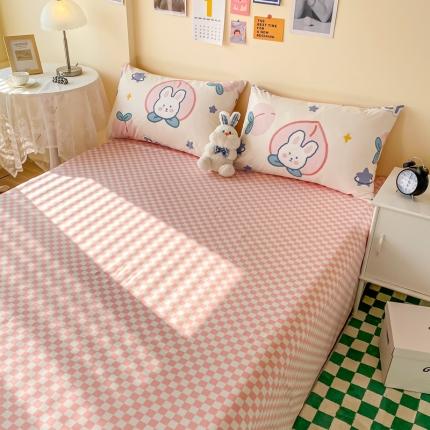 91家纺网 家纺一手货源 找家纺 （总）西引力 2022年新款全棉纯棉卡通单床单