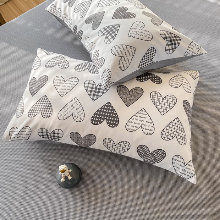 91家纺网 家纺一手货源 找家纺 （总）西引力2022年新款全棉纯棉卡通单枕套一对装