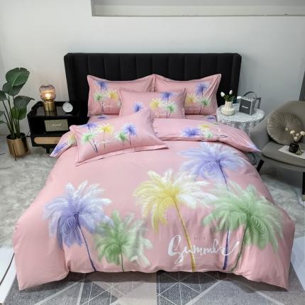 91家纺网 家纺一手货源 找家纺 （总）金爱家 2023新款大版13372全棉花卉系列四件套