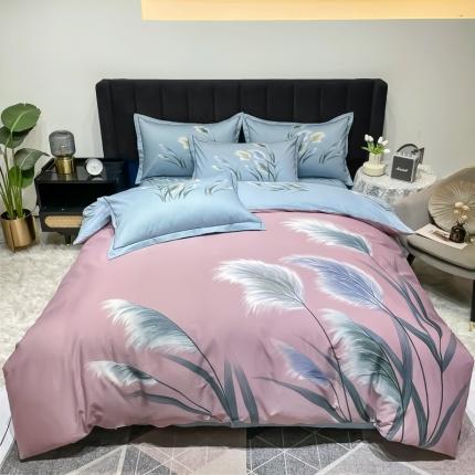 91家纺网 家纺一手货源 找家纺 （总）金爱家 2023新款大版13372全棉花卉系列四件套