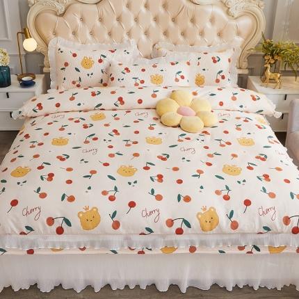 91家纺网 家纺一手货源 找家纺 （总）宜凡家纺 2022新款全棉床盖四件套