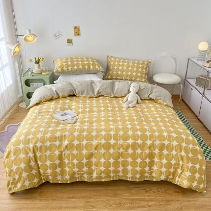 梦家居 2022新款13372小清新系列全棉四件套 西雅