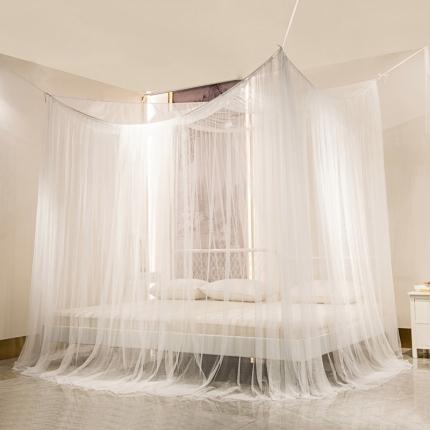 91家纺网 家纺一手货源 找家纺 总青竹苑 2022新款万能蚊帐挂账吊顶睡帐特大不规则床拼接床蚊帐