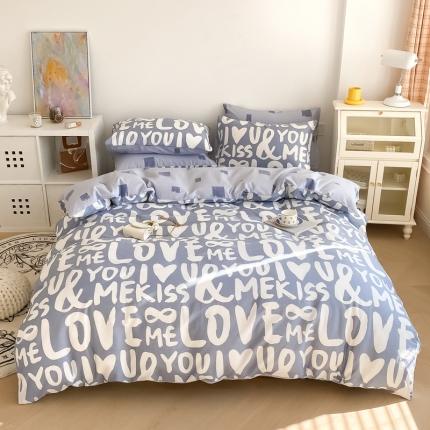 91家纺网 家纺一手货源 找家纺 （总）沐辰 2022新款全棉13372系列印花四件套