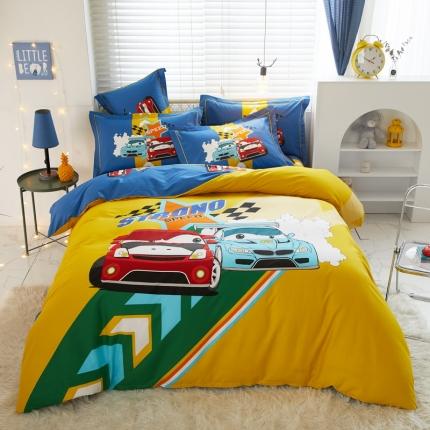 91家纺网 家纺一手货源 找家纺 （总）金纱玉纺 2022新款全棉13372大版印花四件套