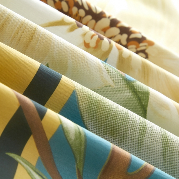 91家纺网 家纺一手货源 找家纺 金纱玉纺 2022新款全棉13372大版印花四件套 清风饮露