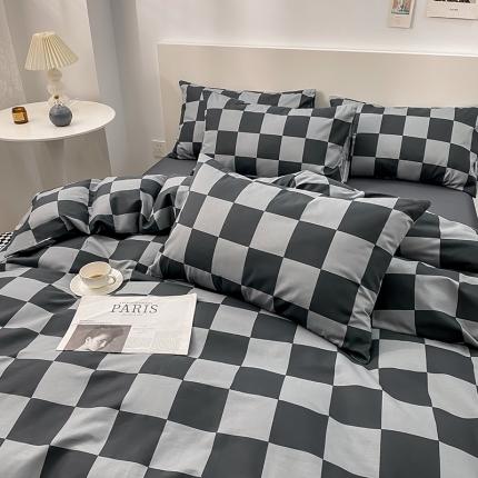 91家纺网 家纺一手货源 找家纺 简宜家居2022新款全棉卡通印花小清新四件套-简约系列罗宾