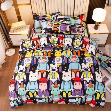 91家纺网 家纺一手货源 找家纺 （总）乐居坊 2022新款芦荟棉四件套