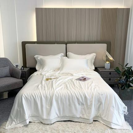 91家纺网 家纺一手货源 找家纺 （总）娇逸家居 2022年新款天丝提花夏被贝壳系列