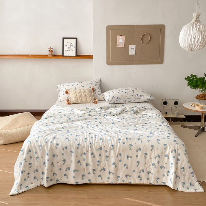 91家纺网 家纺一手货源 找家纺 寐眠 2022新款生态A类大豆针织棉夏被 快乐鸭