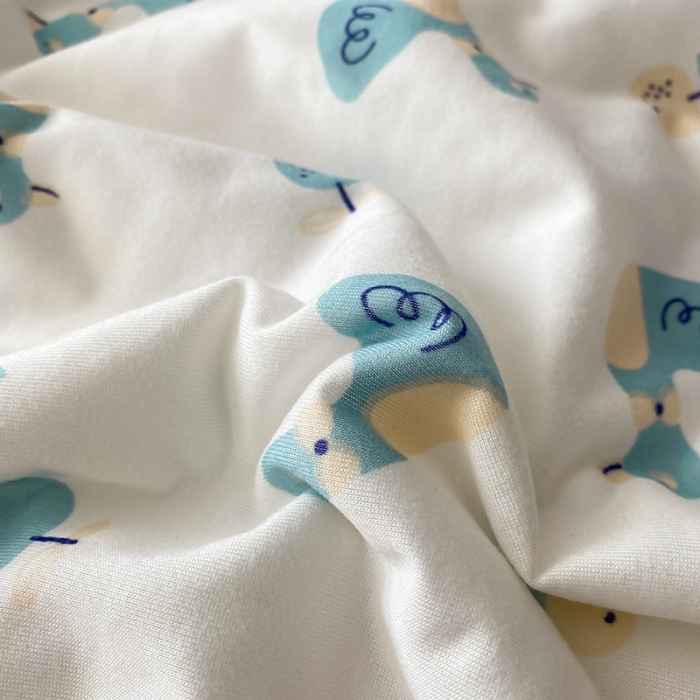 91家纺网 家纺一手货源 找家纺 寐眠 2022新款生态A类大豆针织棉夏被 快乐鸭