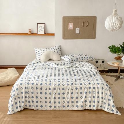 寐眠 2022新款生态A类大豆针织棉夏被 小兔子